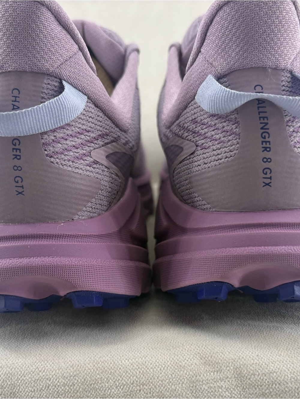 Hoka Challanger 8 purple Running Sneakers woman’s size 12B/ 44 2/3 NEW - Picture 5 of 7